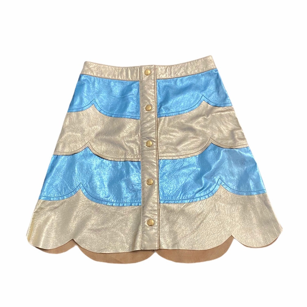 MARC JACOBS ‘THE ALINE SKIRT** Leather**US 0 $785
